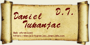 Daniel Tupanjac vizit kartica